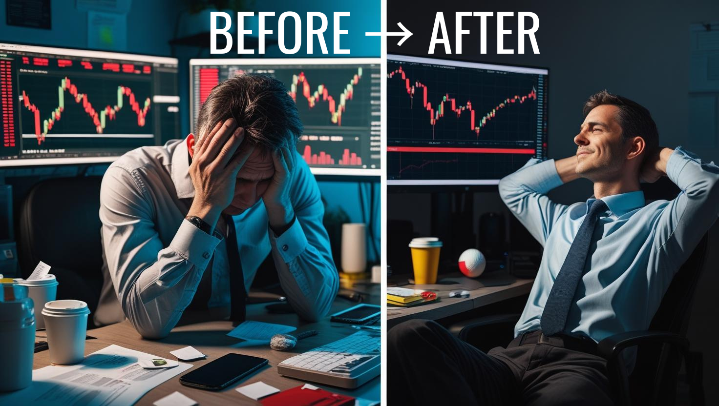 BEFORE → AFTER