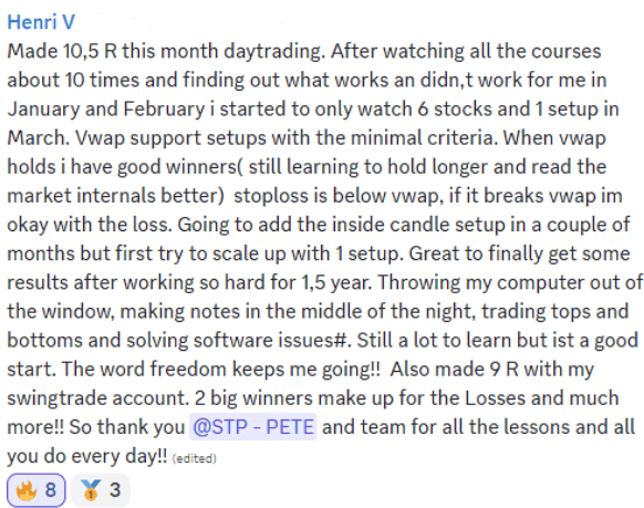 Henri V day trading