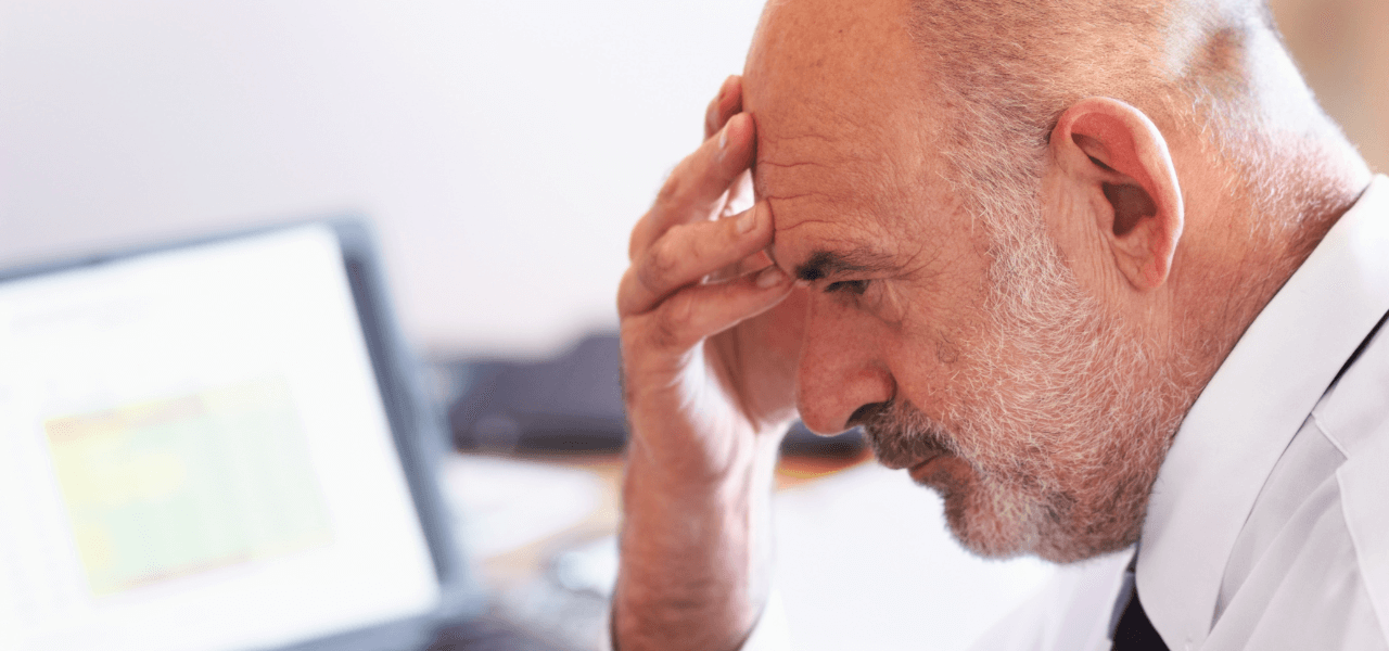 stressed trader